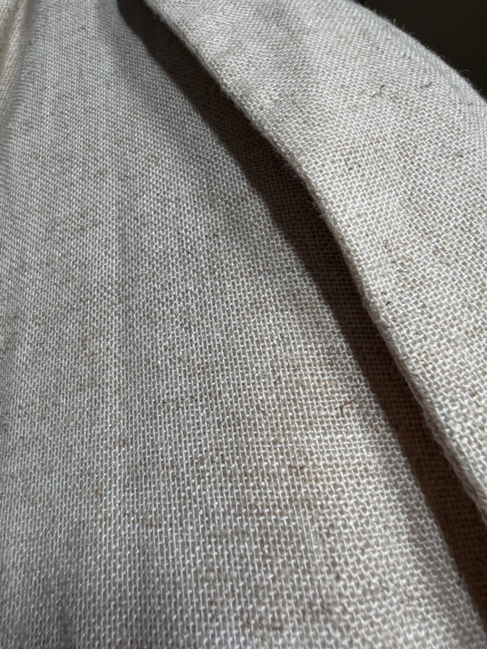 Oversized Zara Beige Linen Blend Single-Button Womens Blazer Coat With Pockets S - Picture 10 of 11